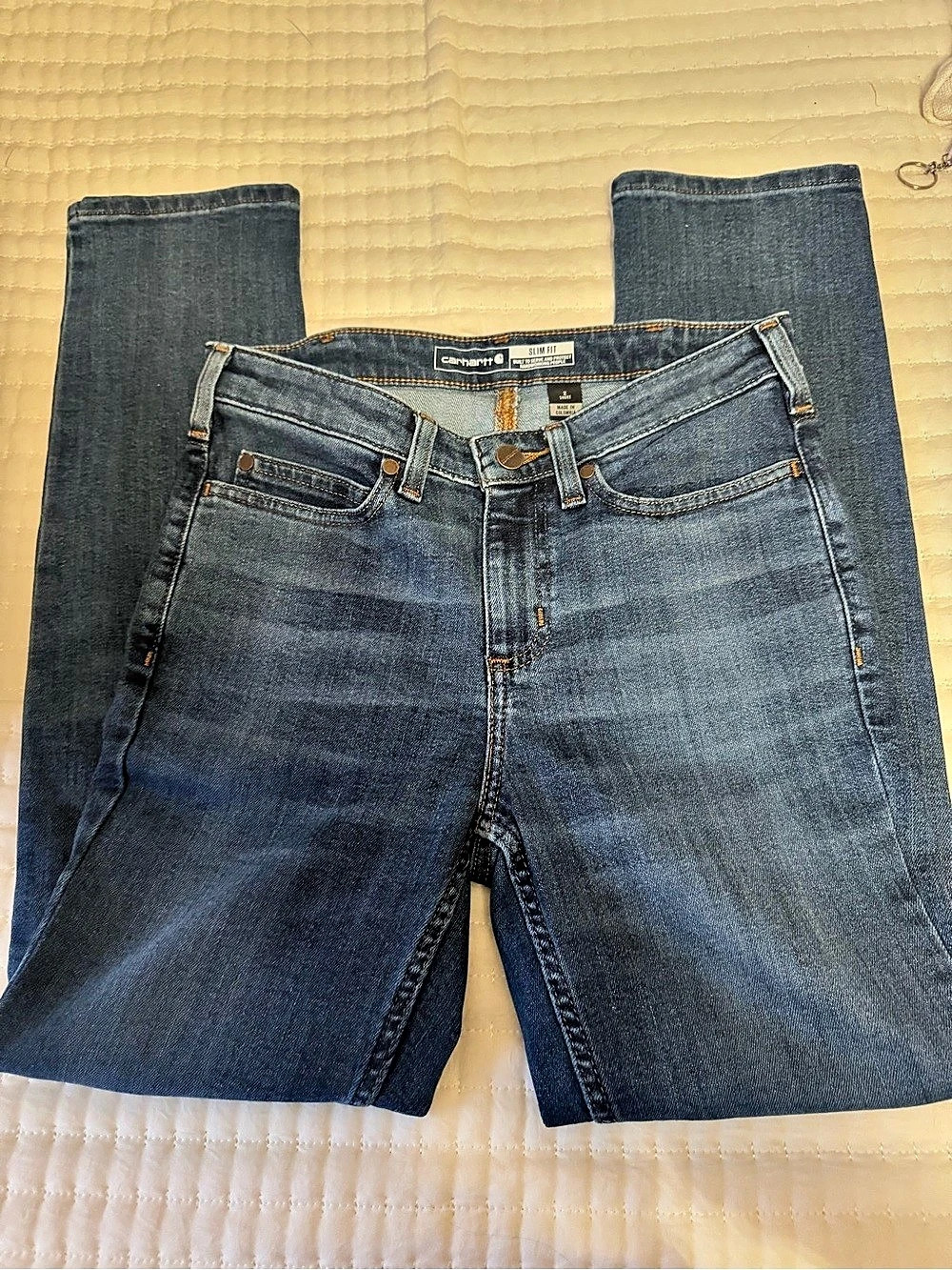Carhartt Size 2 Short Rugged Flex Slim Fit Tapered Jeans